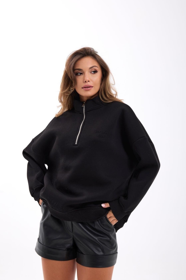 Sweatshirt Oversized Hooded Long Sleeve - Brand: Fame - Women & Kids, Baby Clothes Wholesale - TheBS Women