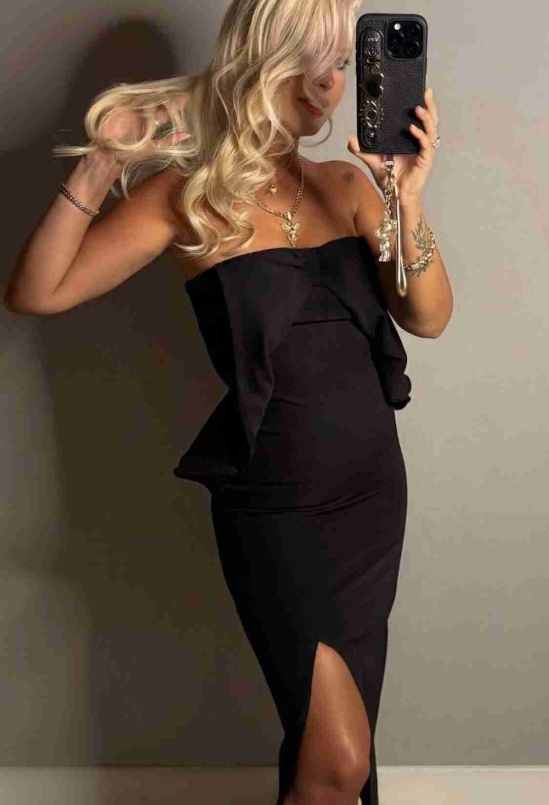 Bodycon Strapless Midi Dress - Brand: My Jest Fashion - Women & Kids, Baby Clothes Wholesale - TheBS Women