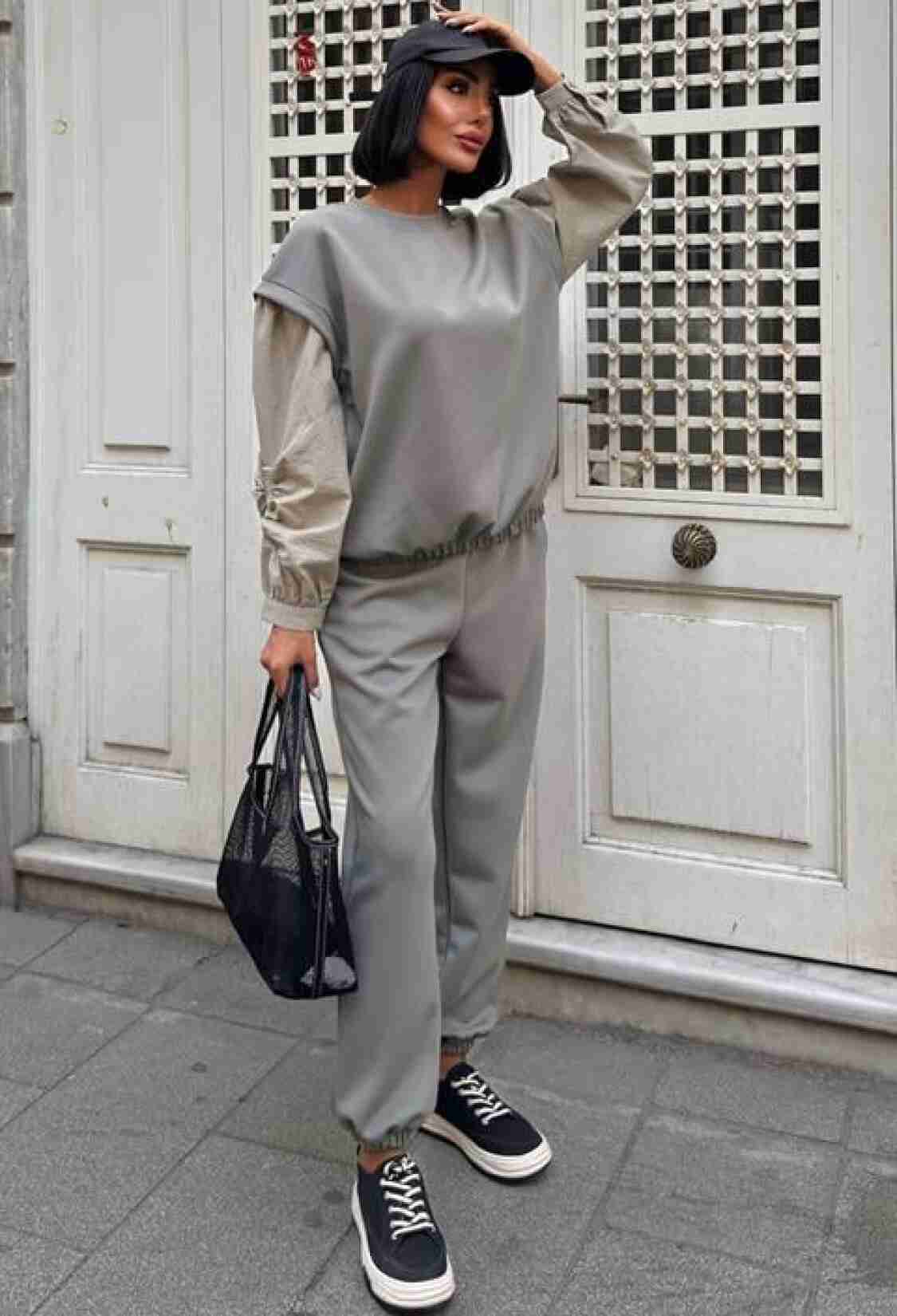 Grey Casual Sport Set - Brand: Sobe Istanbul - Women & Kids, Baby Clothes Wholesale - TheBS Women