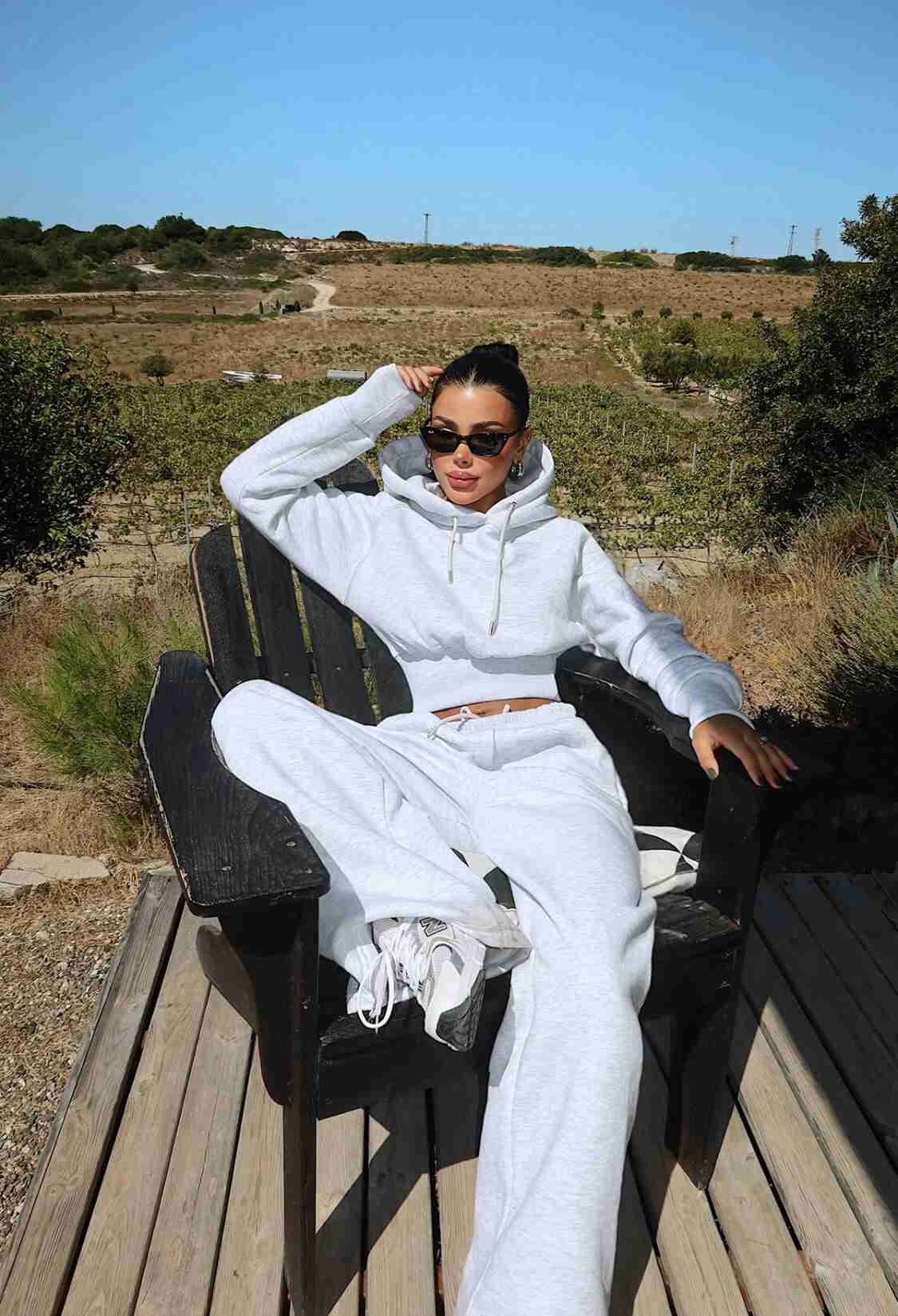 Oversized Fit Casual Sport Tracksuit - Brand: EYYO ATELIER - Women & Kids, Baby Clothes Wholesale - TheBS Women