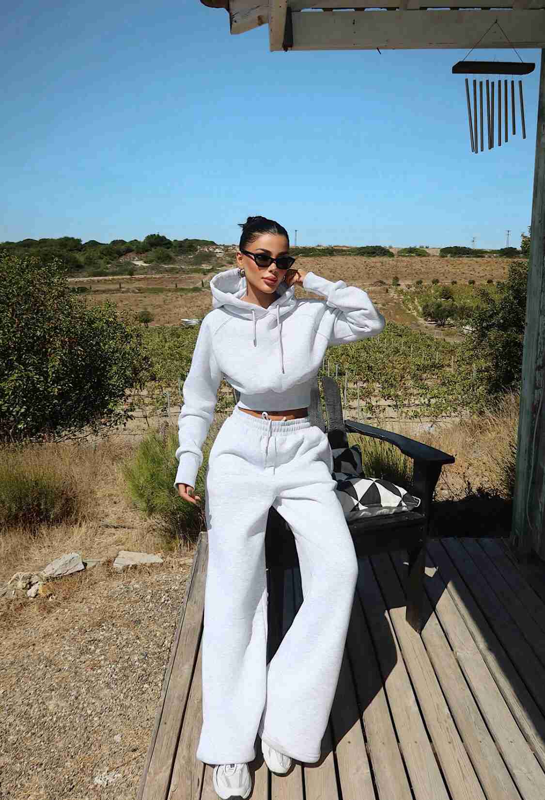 Oversized Fit Casual Sport Tracksuit - Brand: EYYO ATELIER - Women & Kids, Baby Clothes Wholesale - TheBS Women