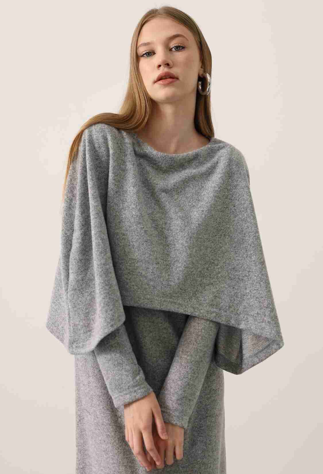 Cape Long Sleeve Knuckle Dress - Brand: Reyon - Women & Kids, Baby Clothes Wholesale - TheBS Women