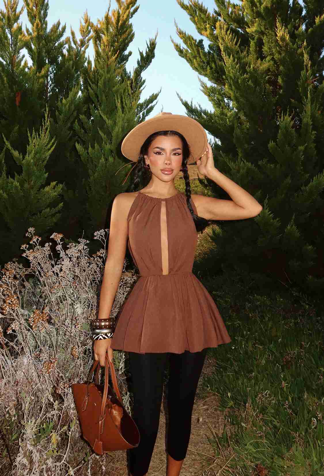 Halter Neck Sleeveless Blouse - Brand: EYYO ATELIER - Women & Kids, Baby Clothes Wholesale - TheBS Women
