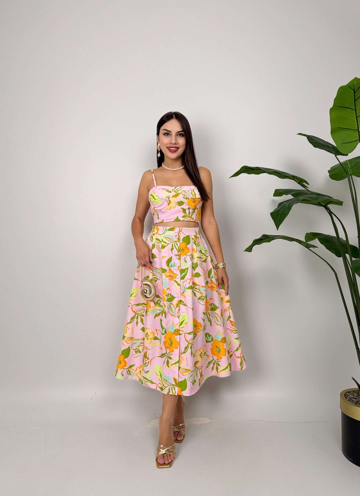 Patterned Dress - Brand: Miss Janell - Women & Kids, Baby Clothes Wholesale - TheBS Women