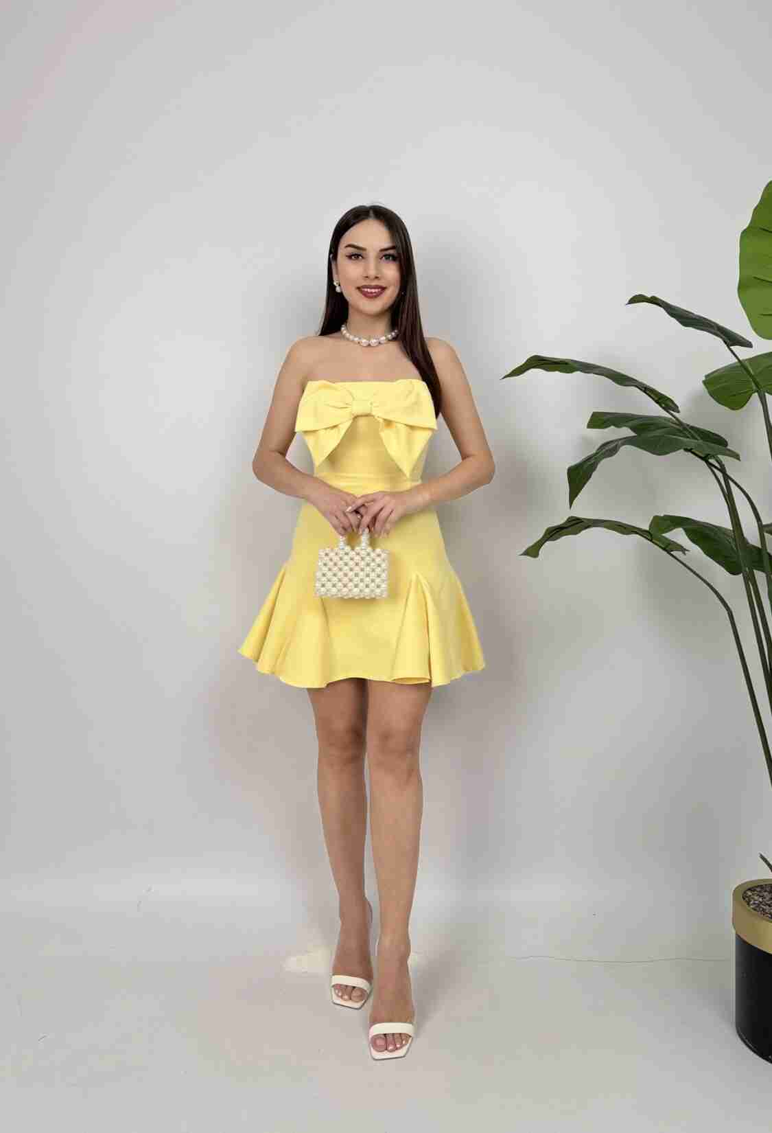 Strapless Fit And Flare Mini Dress - Brand: Miss Janell - Women & Kids, Baby Clothes Wholesale - TheBS Women