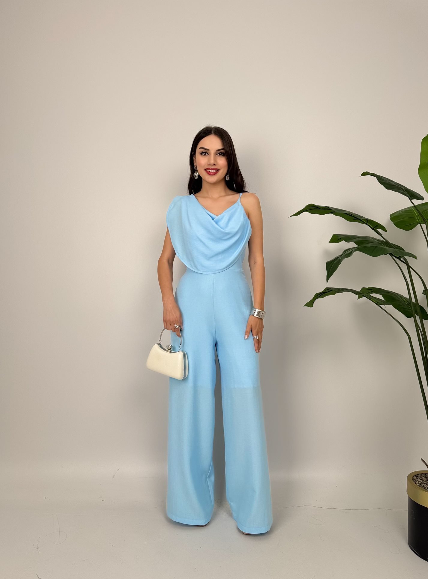 Elegant Fitted Tailored Jumpsuit - Brand: Miss Janell - Women & Kids, Baby Clothes Wholesale - TheBS Women