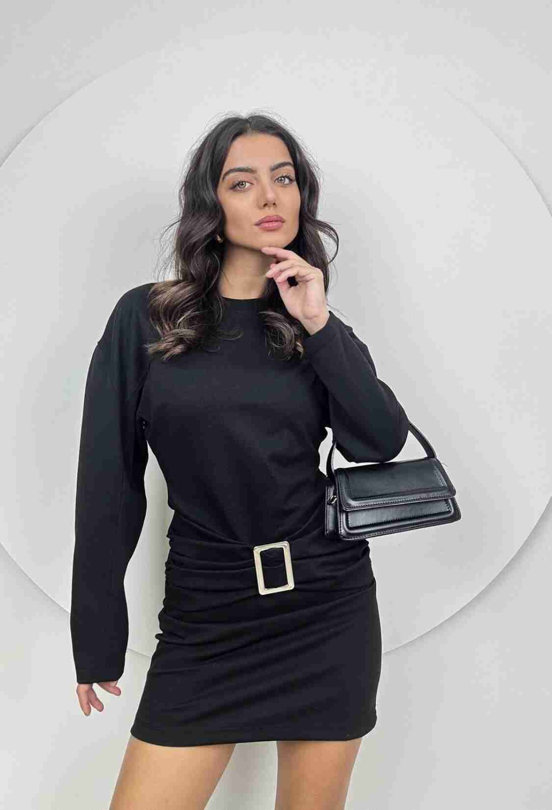Black Sexy Elegant Bodycon Mini Dress - Brand: Miss Janell - Women & Kids, Baby Clothes Wholesale - TheBS Women