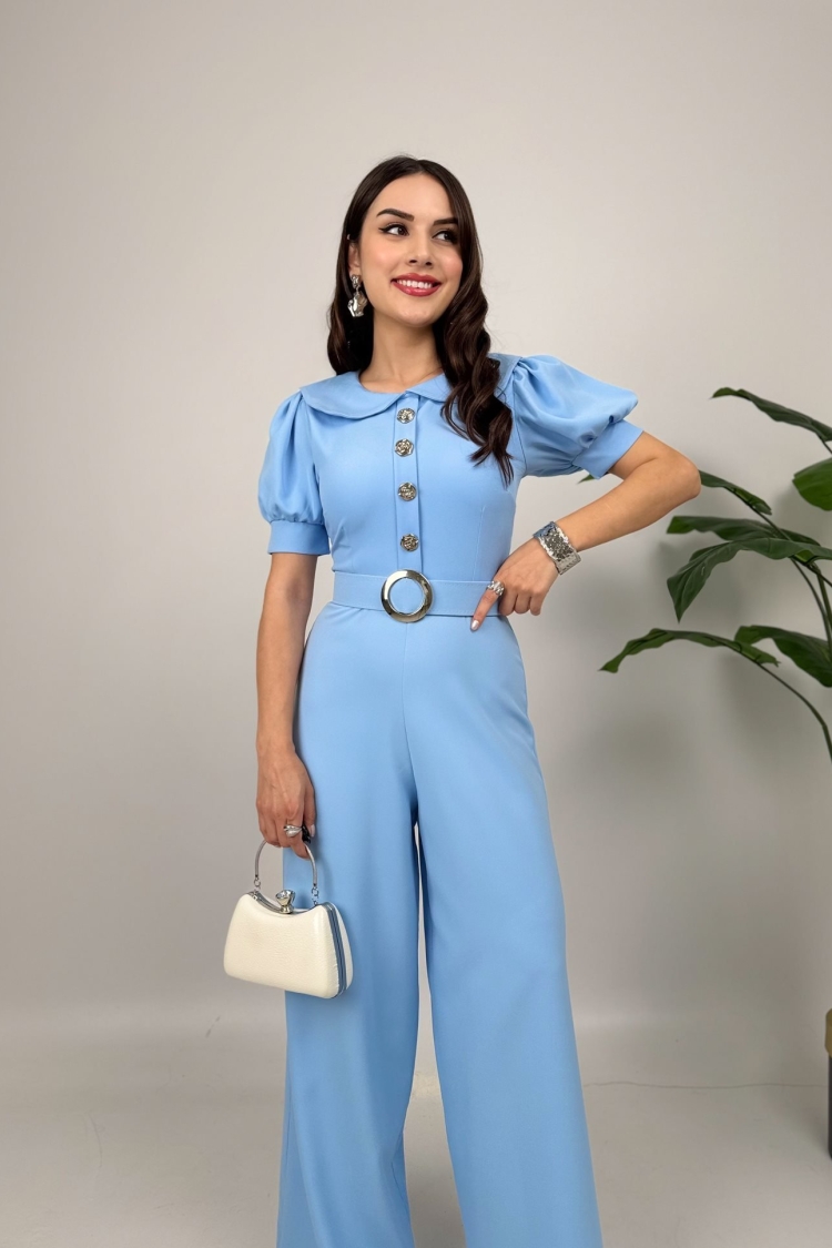 Tailored Retro Elegant Jumpsuit - Brand: Miss Janell - Women & Kids, Baby Clothes Wholesale - TheBS Women