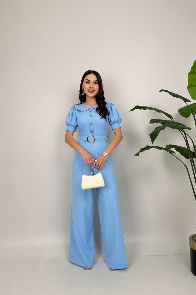 Tailored Retro Elegant Jumpsuit - Brand: Miss Janell - Women & Kids, Baby Clothes Wholesale - TheBS Women